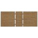 Johnshaven Espresso and Brown 100" Extendable Rectangular Dining Table