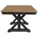 Johnshaven Espresso and Brown Extendable Dining Room Set