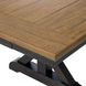 Johnshaven Espresso and Brown 100" Extendable Rectangular Dining Table