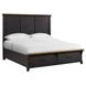 Johnshaven Espresso and Brown King Storage Panel Bed