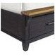 Johnshaven Espresso and Brown King Storage Panel Bed