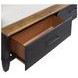Johnshaven Espresso and Brown King Storage Panel Bed