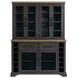 Johnshaven Espresso 6 Glass Door Server and Hutch with LED