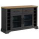 Johnshaven Espresso and Brown Extendable Dining Room Set