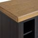 Johnshaven Espresso 6 Glass Door Server and Hutch with LED