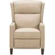 Moore Cashmere Stone Leather Push Thru The Arms Recliner
