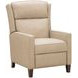 Moore Cashmere Stone Leather Push Thru The Arms Recliner