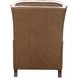 Moore Cashmere Taupe Leather Push Thru The Arms Recliner