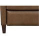 Moore Cashmere Taupe Leather Push Thru The Arms Recliner
