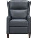 Moore Santa Fe Ocean Leather Power Recliner with Power Headrest and USB Charging
