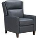 Moore Santa Fe Ocean Leather Power Recliner with Power Headrest and USB Charging