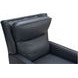 Moore Santa Fe Ocean Leather Power Recliner with Power Headrest and USB Charging