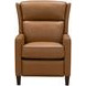 Moore Santa Fe Brandy Leather Power Recliner with Power Headrest and USB Charging