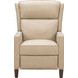 Moore Cashmere Stone Leather Push Thru The Arms Recliner