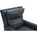 Moore Santa Fe Ocean Leather Power Recliner with Power Headrest and USB Charging