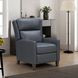 Moore Santa Fe Ocean Leather Power Recliner with Power Headrest and USB Charging