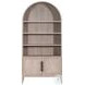 Morris Natural Gray 2 Door Storage Bookcase