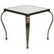 Moseley Black and White Square Side Table