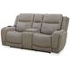 Penfield Frappe Zero Gravity Power Reclining Console Loveseat With Heat And Massage