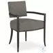 Reserved Seating Gray and Seal Skin Arm Chair