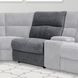 Polaris Bizmark Grey 7 Piece Modular Power Reclining Sectional