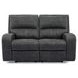 Polaris Slate Performance Fabric Power Reclining Loveseat