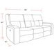 Polaris Slate Performance Fabric Power Reclining Sofa