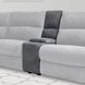Polaris Bizmark Grey 7 Piece Modular Power Reclining Sectional