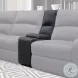 Polaris Slate Performance Fabric Sectional