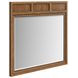 Harbor Warm Walnut Square Dresser Mirror