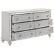 Stardust White 6 Drawer Dresser