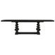Atrium Black 108" Rectangular Dining Table