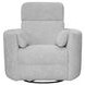Radius Angora Linen Manual Swivel Recliner