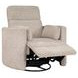 Radius Burlap Manual Swivel Recliner