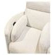 Radius Burlap Manual Swivel Recliner