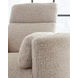 Radius Burlap Manual Swivel Recliner