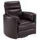 Radius Florence Brown Cordless Swivel Glider Power Recliner