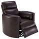 Radius Florence Brown Cordless Swivel Glider Power Recliner
