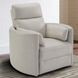 Radius Florence Ivory Cordless Swivel Glider Power Recliner