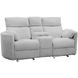 Radius Mega Grey Glider Power Reclining Console Loveseat