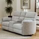 Radius Mineral Power Glider Reclining Console Loveseat