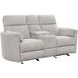 Radius Mineral Power Glider Reclining Console Loveseat