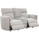 Radius Mineral Power Glider Reclining Console Loveseat