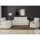Arc Mega Ivory Swivel Power Glider Recliner