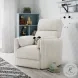 Arc Mega Ivory Swivel Power Glider Recliner