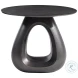 Ursa Black Nickel Side Table