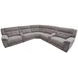 Richland Bristol Grey 7 Piece Modular Power Reclining Sectional With Adjustable Power Headrests