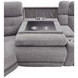 Richland Bristol Grey 7 Piece Modular Power Reclining Sectional With Adjustable Power Headrests