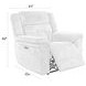 Richland Bristol Grey Power Recliner With Power Headrest