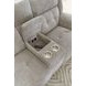 Richland Bristol Grey Power Reclining Console Loveseat With Power Headrest